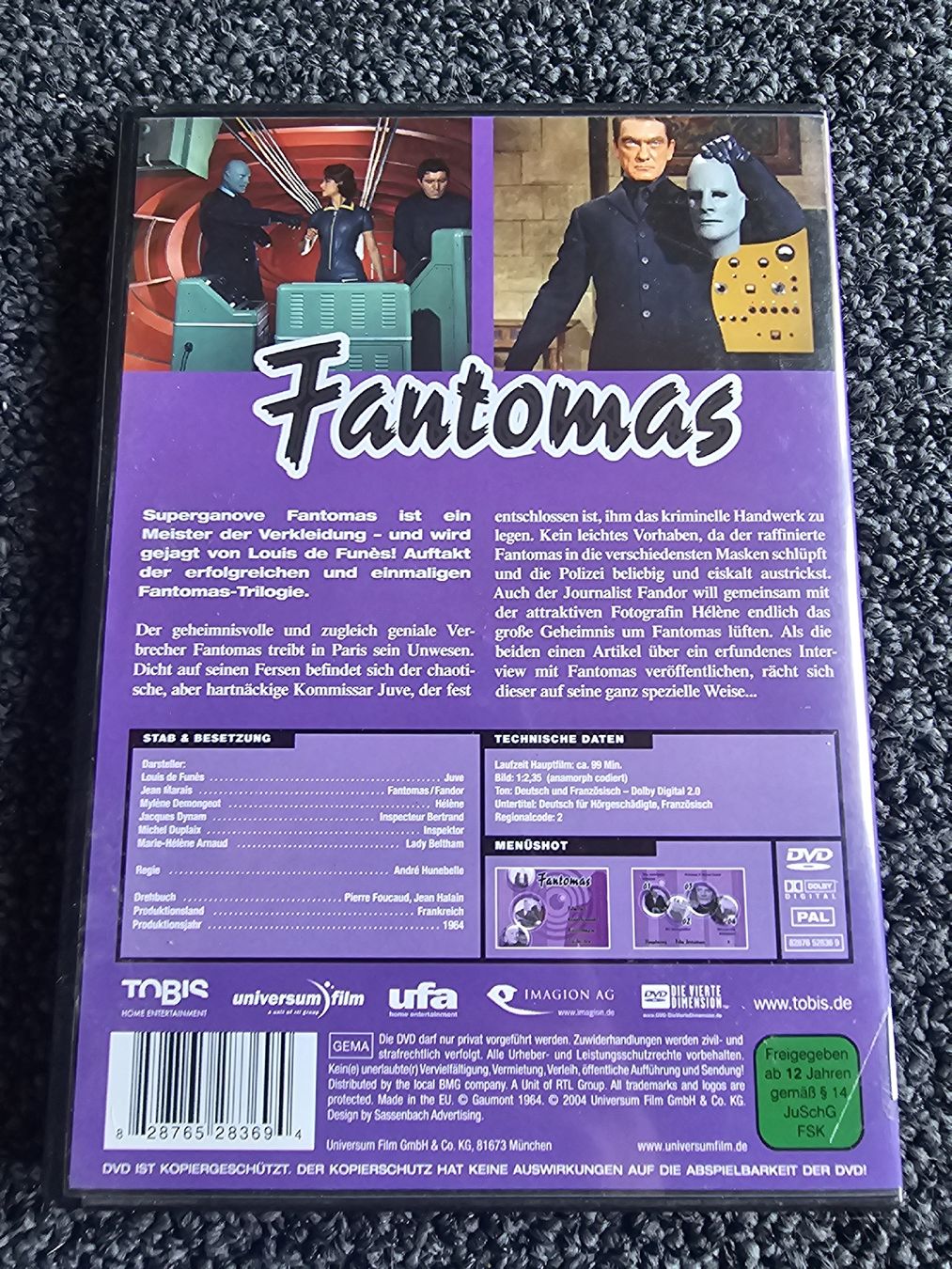 Alle DVDs: Fantomas DVD (21870) – Gebraucht aus Ruswil von jan_bxl5 1