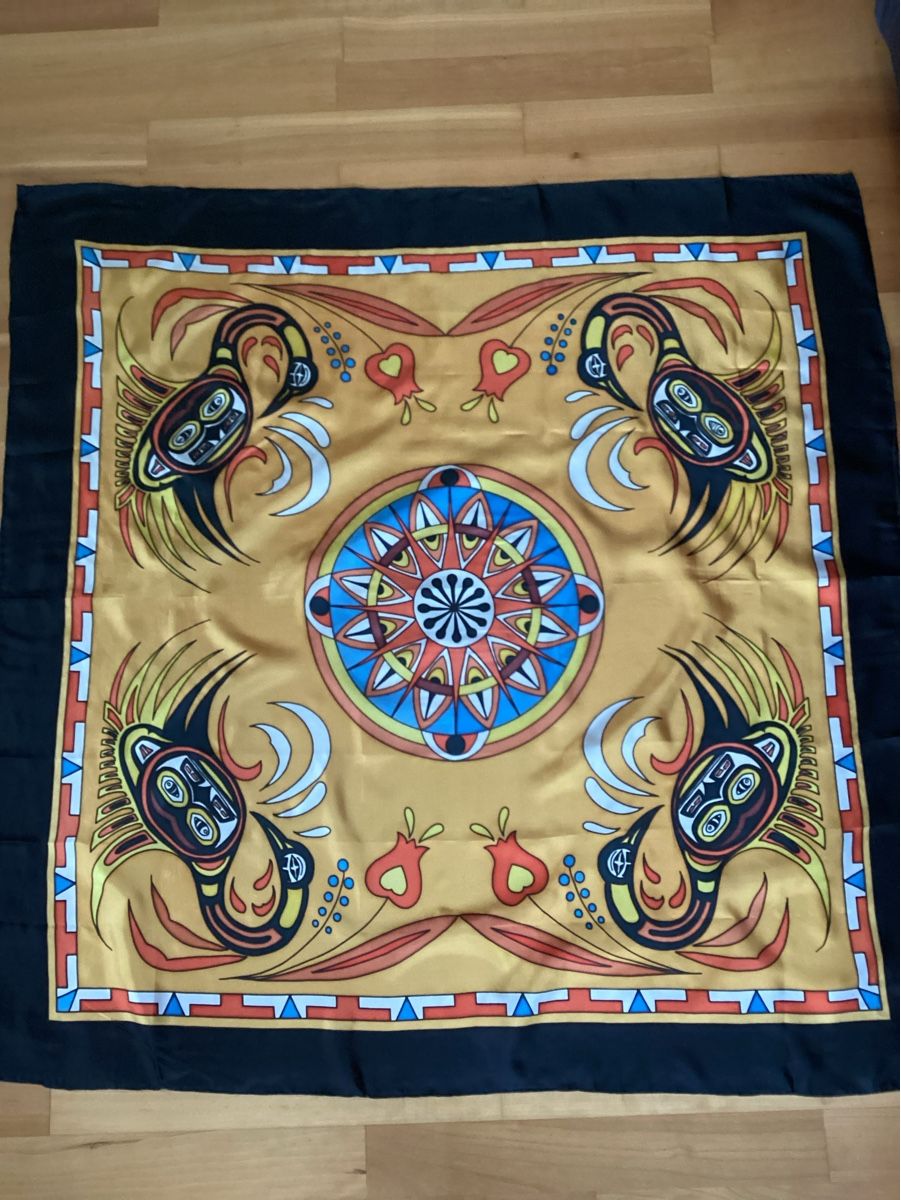 Foulard & Sciarpe: Seidenfoulard – Nuovo e nell'imballaggio originale da Salenstein venduto da Esprit57