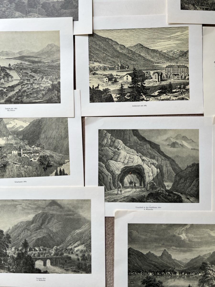 Poster & Bilder: Bilder vom alten Gotthardweg – Neu (gemäss Beschreibung) aus Rüschlikon von Pedrino1927 2