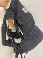Ergobaby Babytrage schwarzbeige, gebraucht, inkl.Babyeinsatz