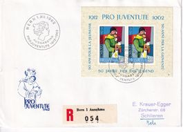 Pro Juventute 1962/63 inkl. FDC mit Block+++++