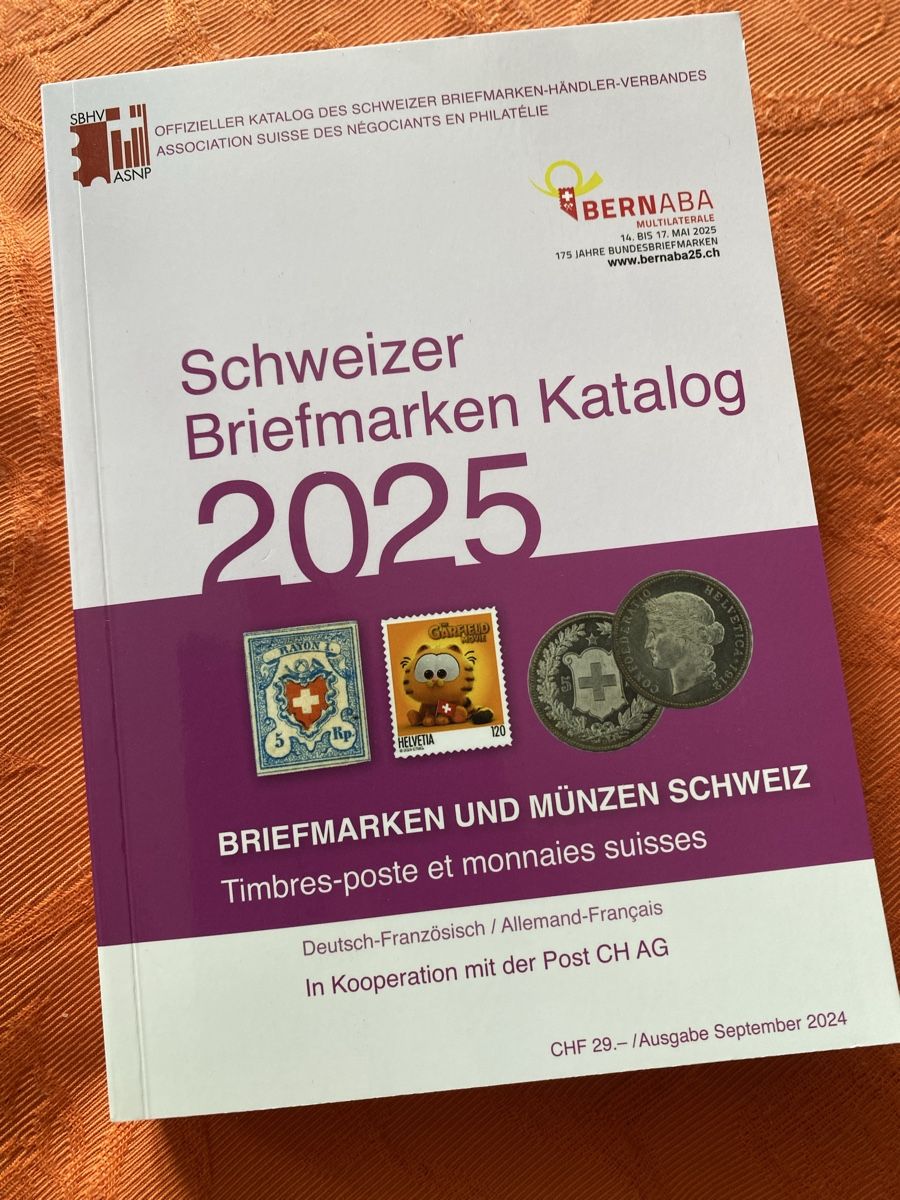 Livres: Schweizer Briefmarken Katalog 2025 – D'occasion à Utzigen par Lasagne99