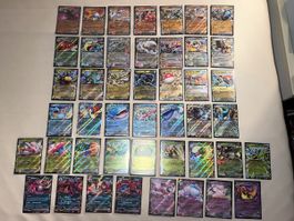 45 boosterfrishe EX Karten aus den neusten Pokémon TCG sets