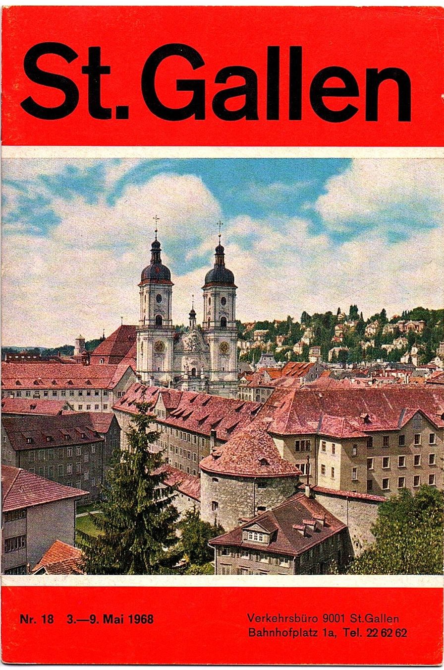 Documenti: Broschüre St. Gallen 1968 – Usato da Mörschwil venduto da aik_x8mc