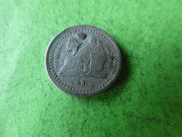 Guatemala 1880, 1/2 Reales   - Silber