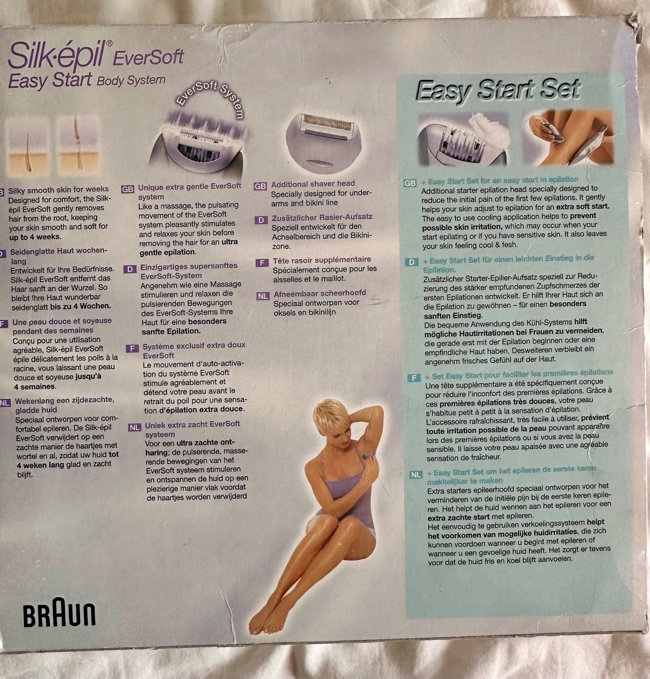 Braun Epilatori: Braun Silk-épil EverSoft Easy Start Body System, Neu – Nuovo (secondo la descrizione) da Mettendorf TG venduto da Pinova02 3