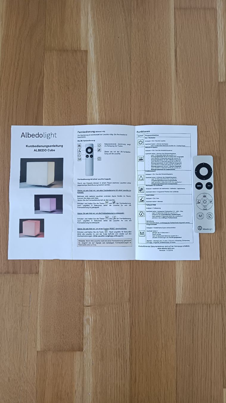 Lampade: Ambiente Leuchte Cube – Nuovo e nell'imballaggio originale da Kriens venduto da San74 7