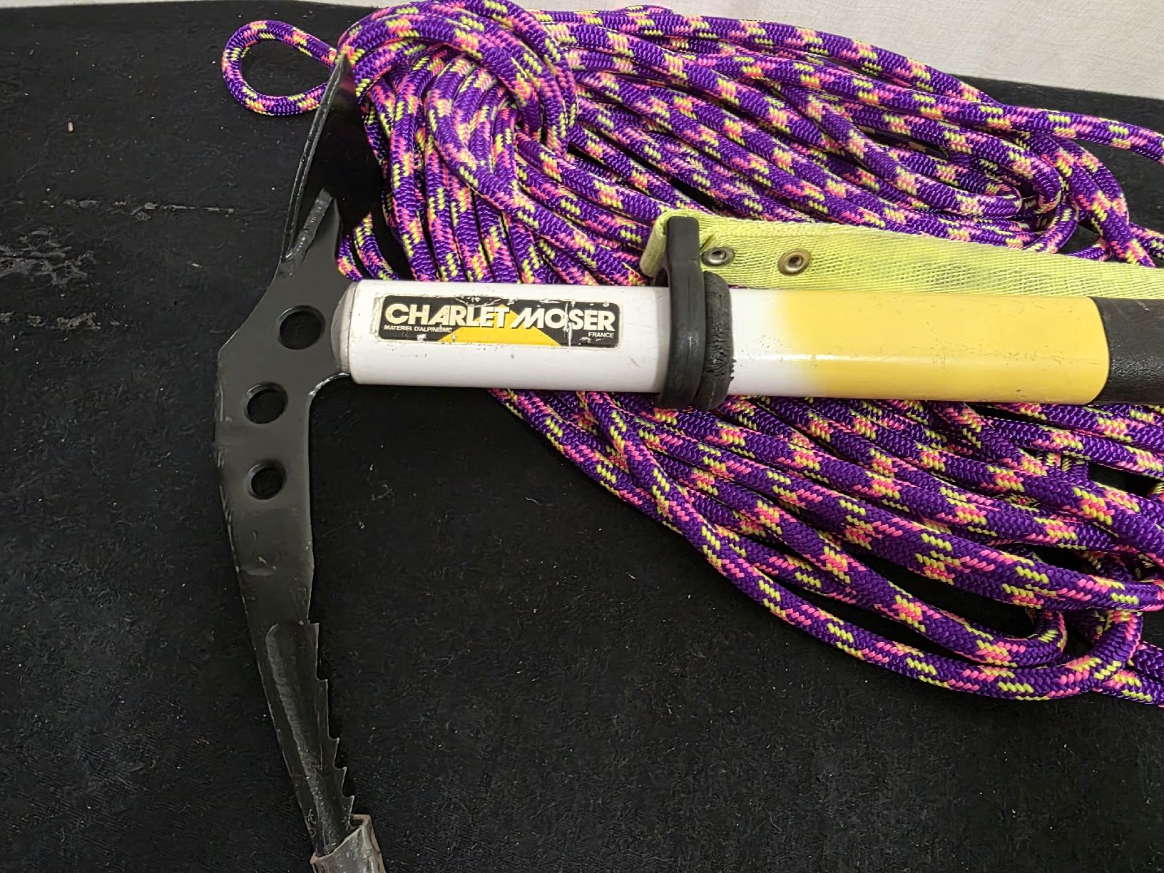 Attrezzatura da arrampicata: Eispickel Charlet Moser mit Seil  – Usato da Wolfertswil venduto da Antiko 3