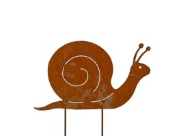 Kleine Schnecke Rost 30 x 17cm