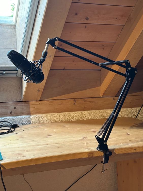 Subtel USB 2.0 Kabel, 3 Meter - Datenkabel & Ladekabel Kompatibel Mit Auna Mikrofonen (USB-A Auf USB-B, Schwarz)