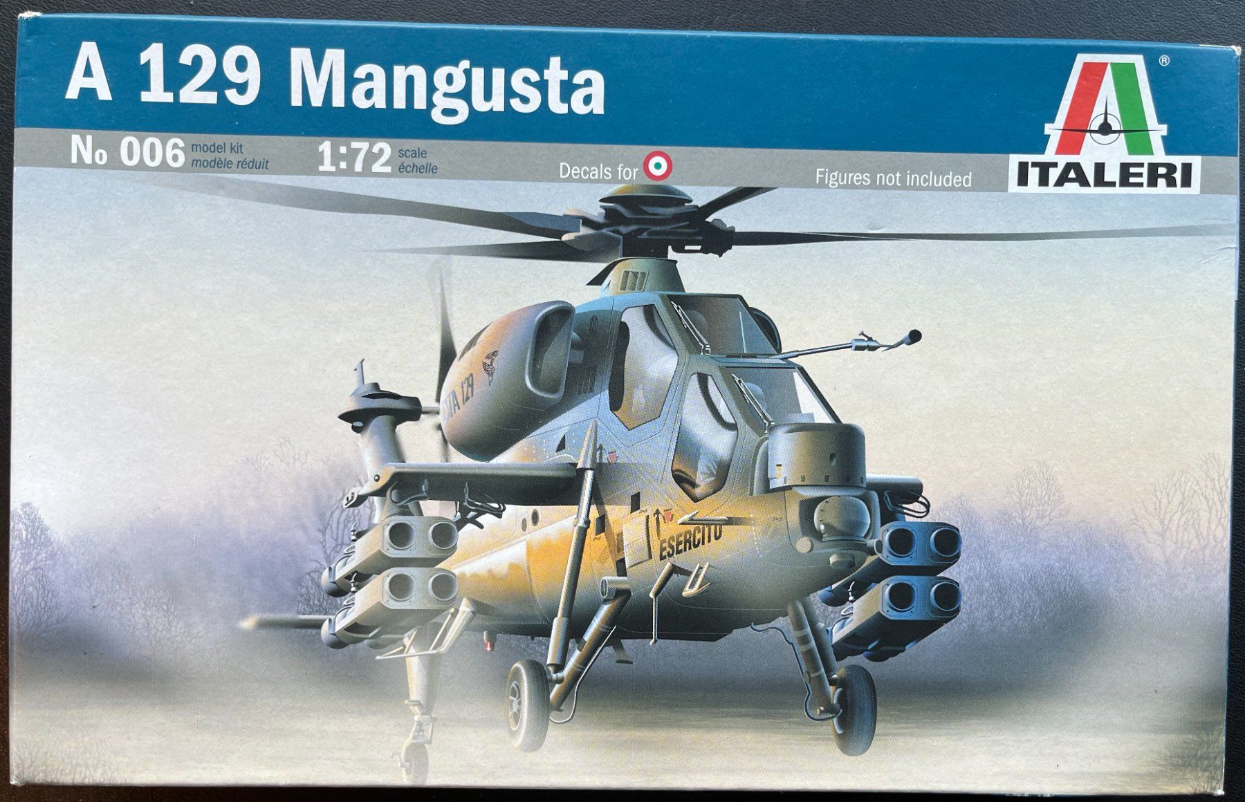 Italeri Kit di modellismo & Modellini statici: A 129 MANGUSTA  Hubschrauber – Nuovo e nell'imballaggio originale da Küsnacht ZH venduto da Koluk
