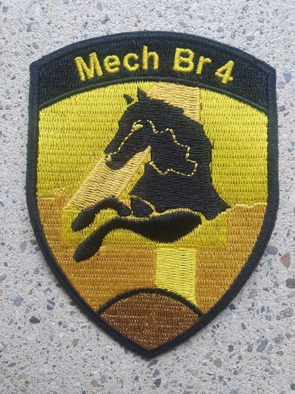 Plaketten & Abzeichen: Badge Mech Br 4 Gold ohne klett – Neu und originalverpackt aus Riedholz von fr_sIruP