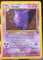 Pokémon Fossil Holo Gengar 5/62 Near Mint