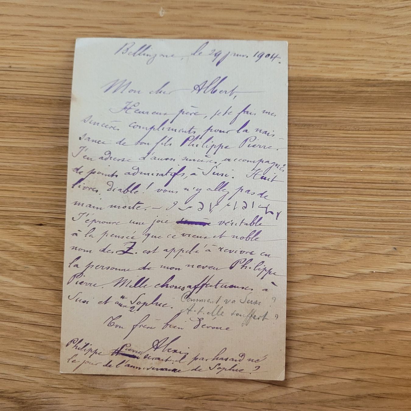 Cartoline postali: GS Bevaix 1904 – Usato da Biel/Bienne venduto da Destockweb 1