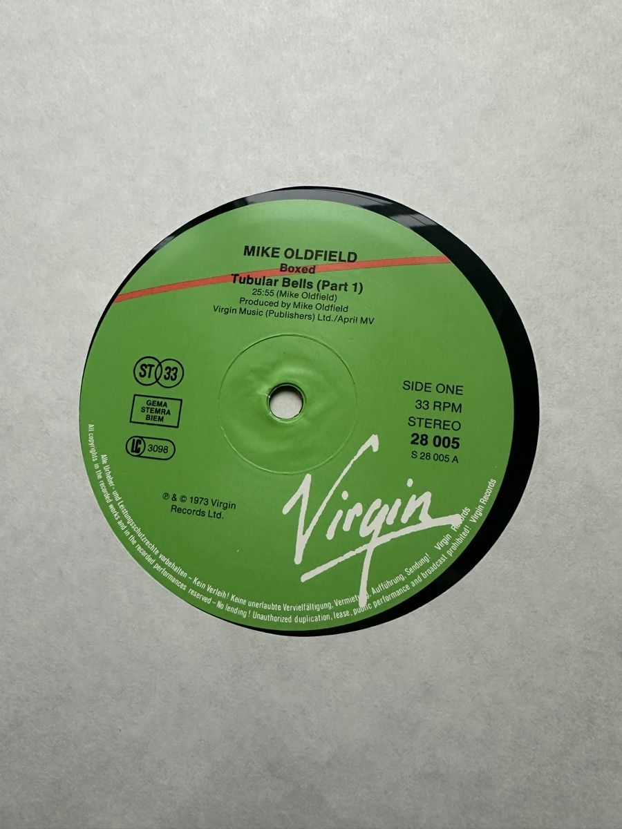 Schallplatten: Mike Oldfield Boxed – Gebraucht aus Zürich von marcochreis5 5