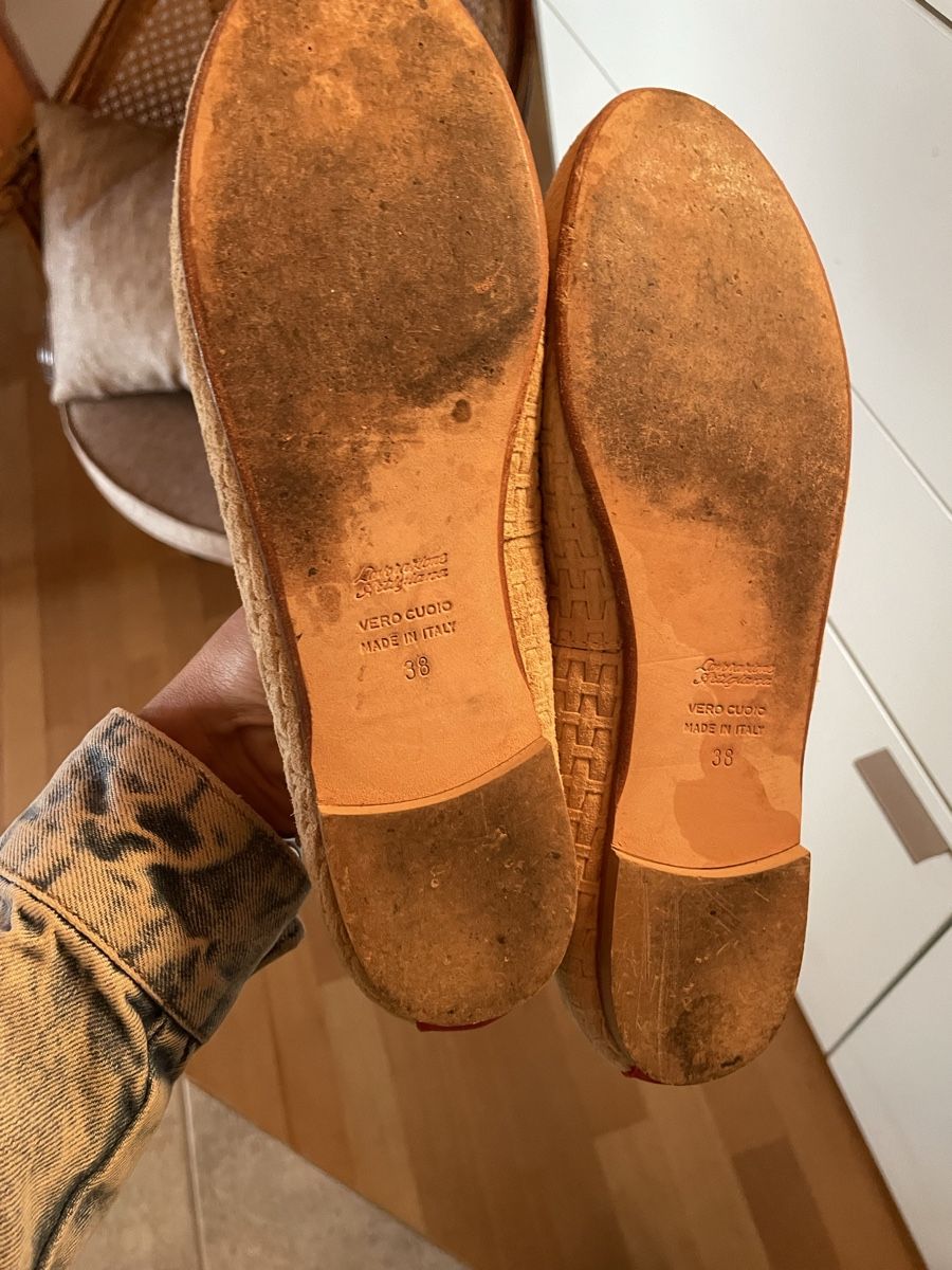 Chaussures femmes: Ballerina beige mit Früchtedeko – D'occasion à Winkel par Celi1984 2