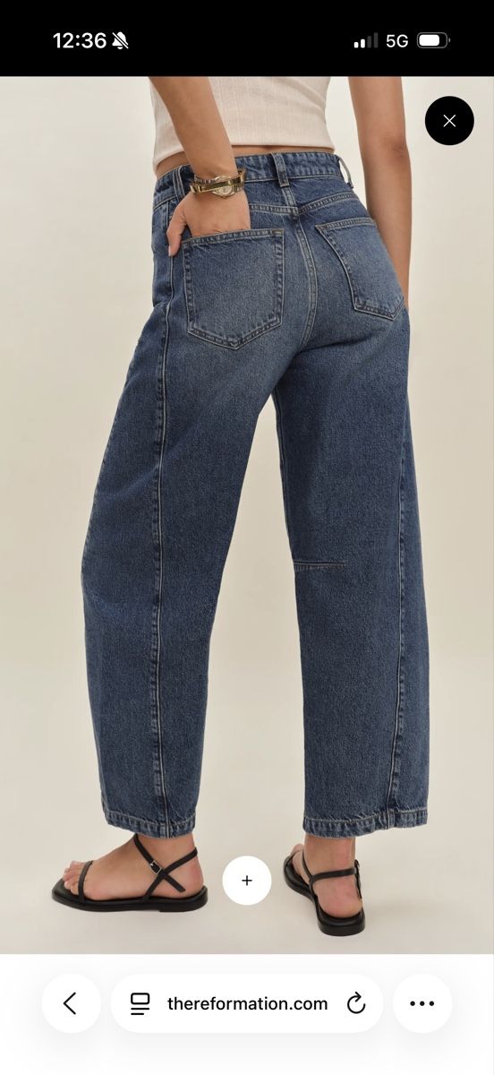 Reformation Jeans: Reformation barrel jeans 27 – Gebraucht aus Schönried von theapplew 1