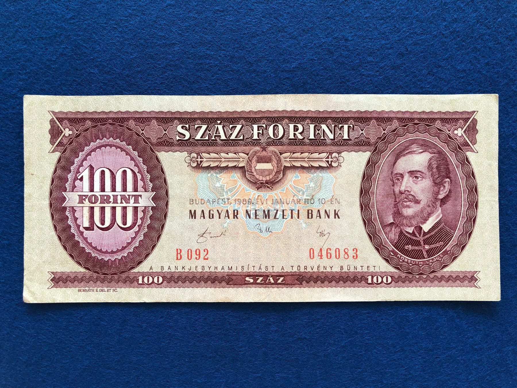 Banconote: Budapest 1989 - Ungarn - 100 Forint – Usato da Pfäffikon SZ venduto da Sieben77