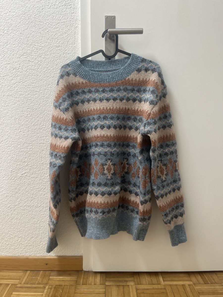 Maglioni & Felpe: Warmer Strickpullover mit Muster, Grösse L - Winterbereit! – Nuovo (secondo la descrizione) da Zuchwil venduto da matsinho 1