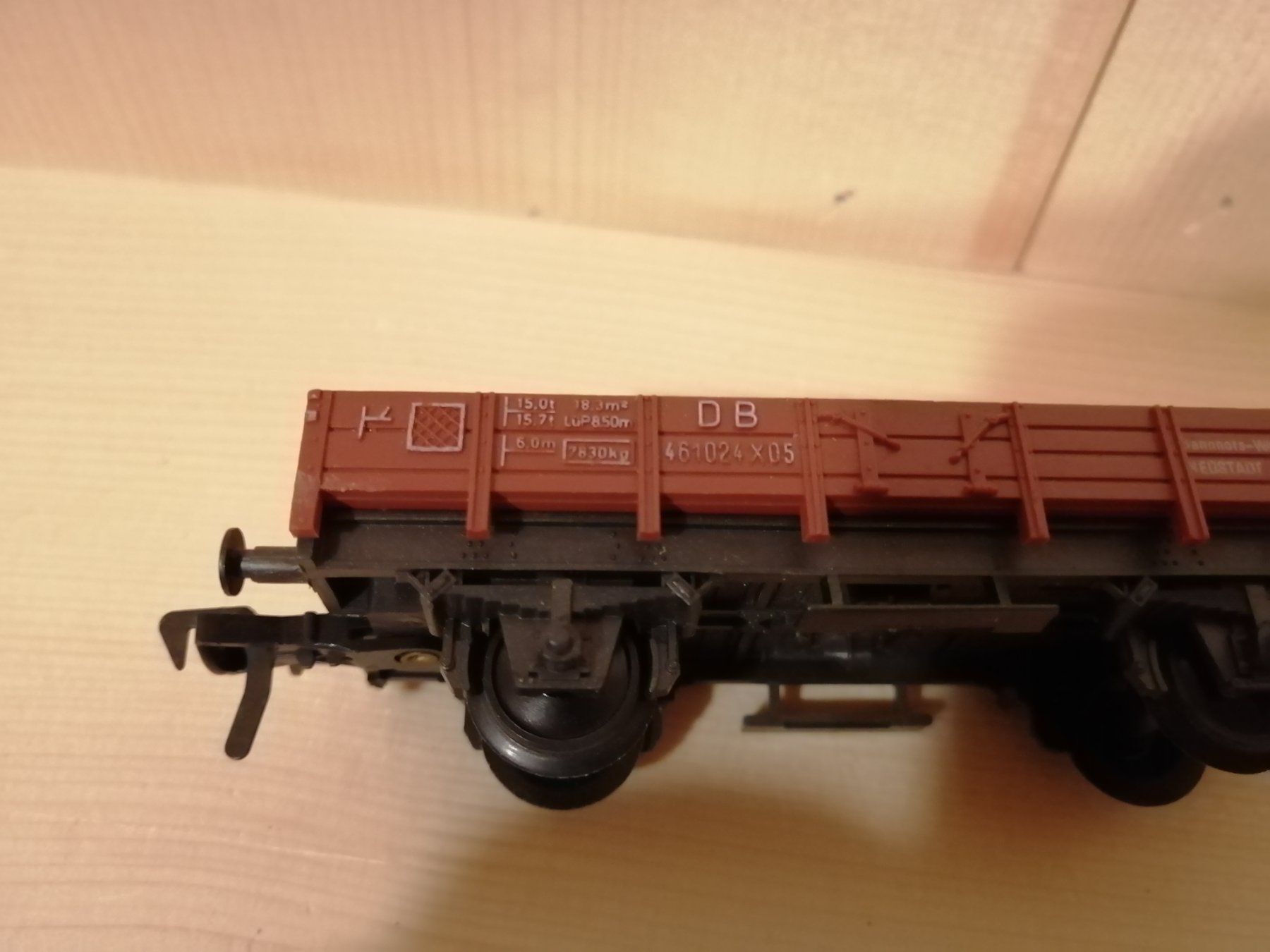 Fleischmann Modelleisenbahnen: Fleischmann HO DC : DB wagon plat à 2 essieux – Gebraucht aus Buttes von Cafe2005 8