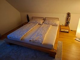 Sumpfeichen Bett 200 x 180 cm Pfister