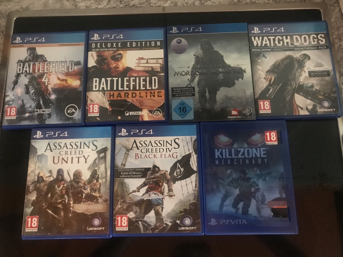 Giochi: 7 PS4 Games gemäß Bilder – Usato da Oberwil BL venduto da elk_wf5x
