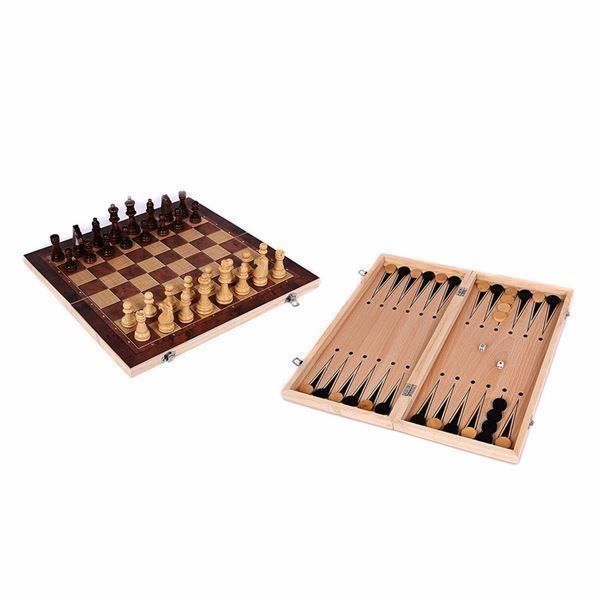 Giochi: Dame- und Schachspiel mit Brett 3 in 1 – Nuovo e nell'imballaggio originale da Châtelaine venduto da topshop.switzerland 2