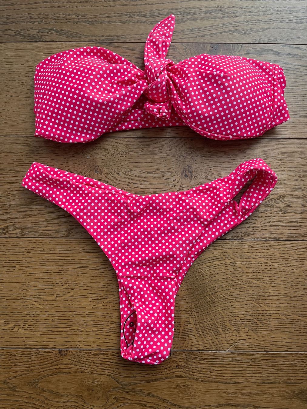 Costumi da bagno & Bikini: Herziges gepunktetes Bikini Gr M Rosa – Nuovo (secondo la descrizione) da Bassersdorf venduto da Sandy456