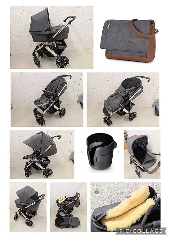 Kinderwagen: Abc salsa 4 air grau – Gebraucht aus Stäfa von simonstreiff