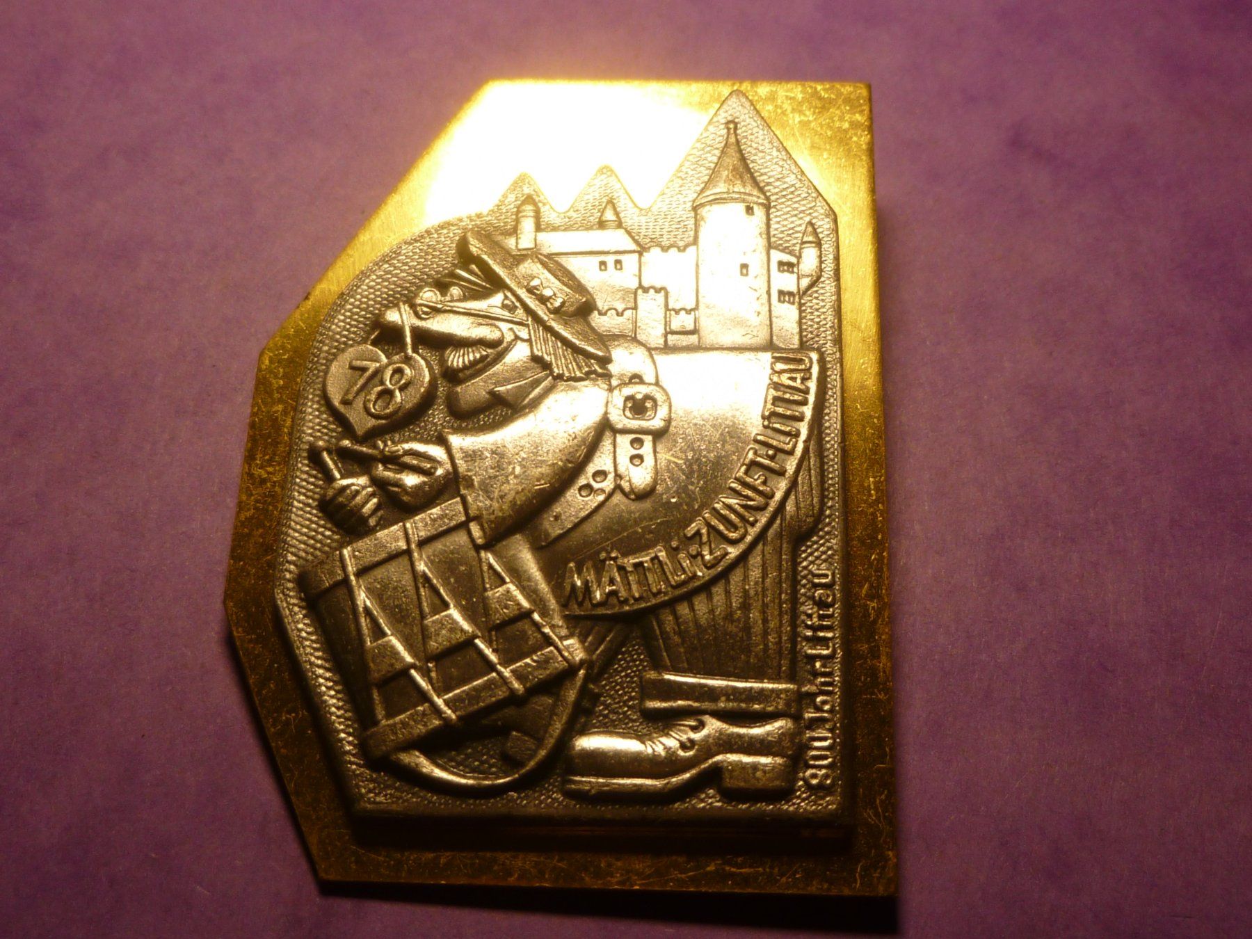 Placchette & Badge: LITTAU 1978 GOLD – Usato da Ried (Muotathal) venduto da Mandarin02