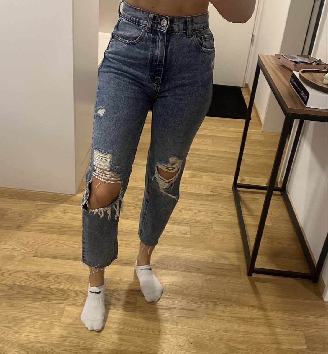 Jeans: Pull&Bear Jeans mit Rissen, Grösse 34 – Usato da Lufingen venduto da ott_r59k