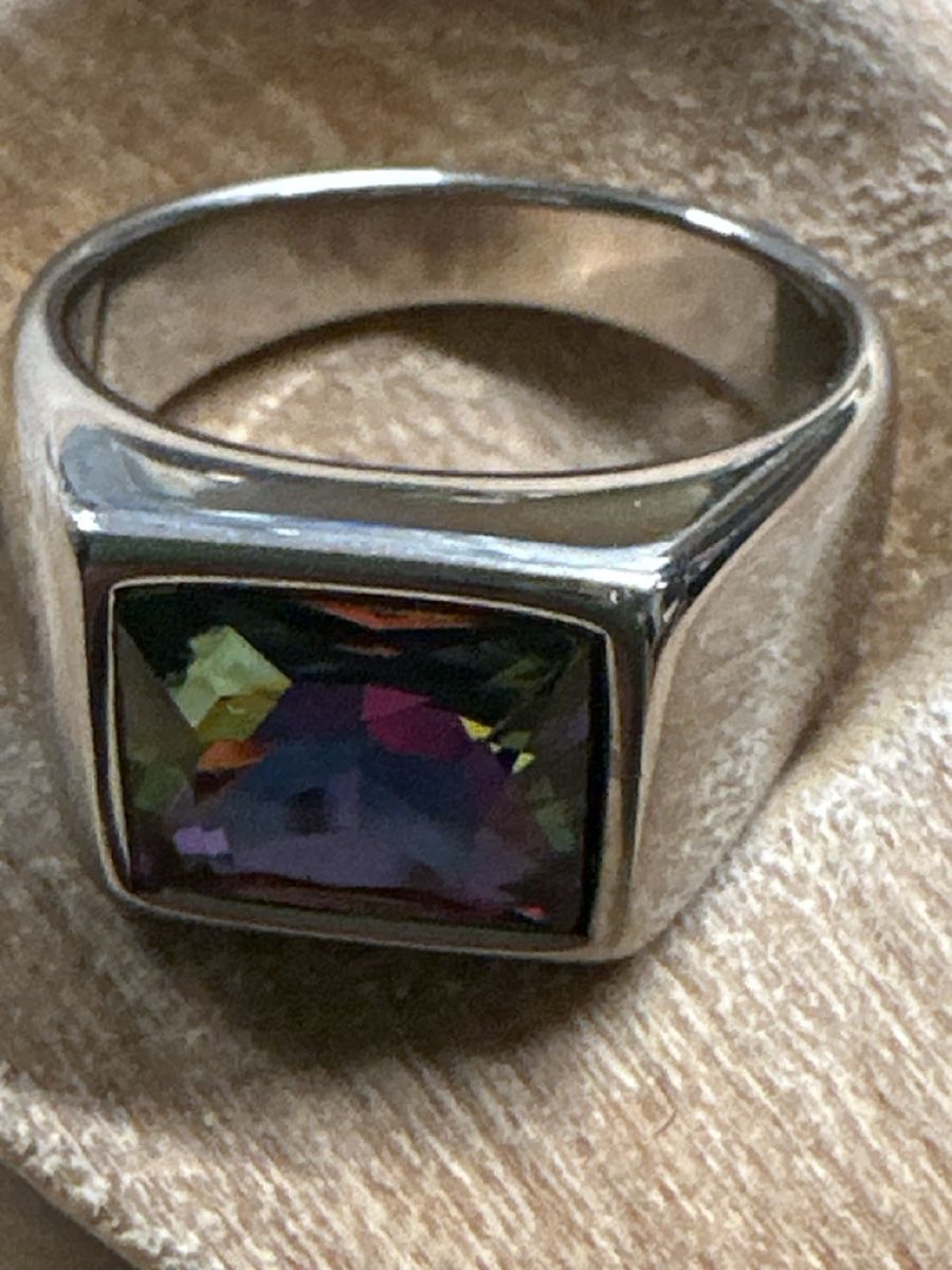 Bagues: Ring mit buntem Stein – Neuf (Voir description) à Trüllikon par angela4444 4