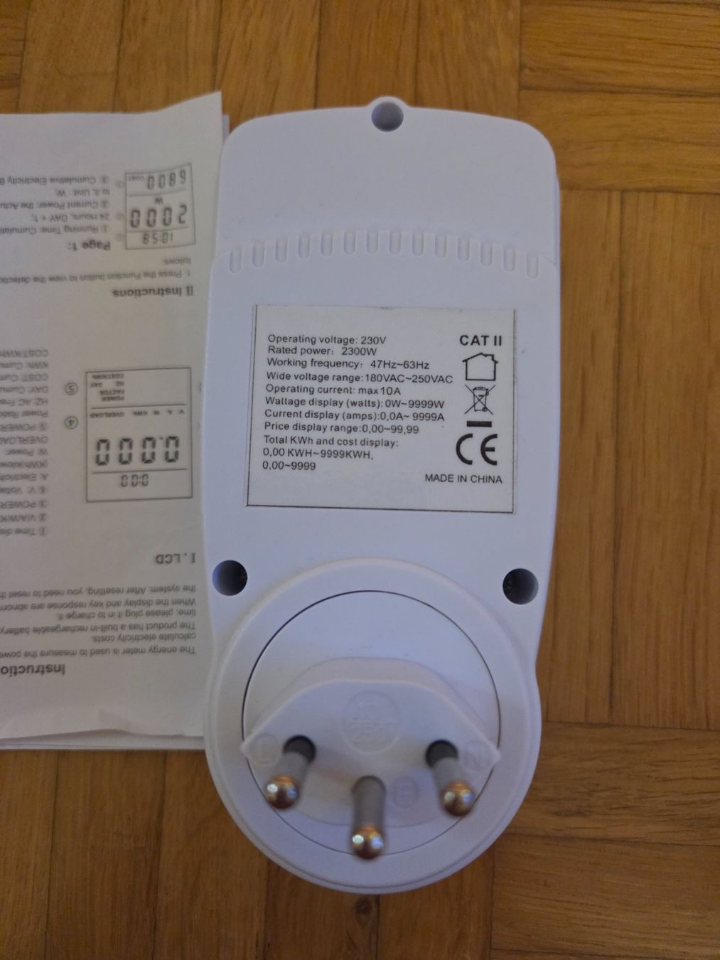 Mesurer: Stromkostenmessgerät mit LCD Anzeige – D'occasion à Winterthur par SilWi 2