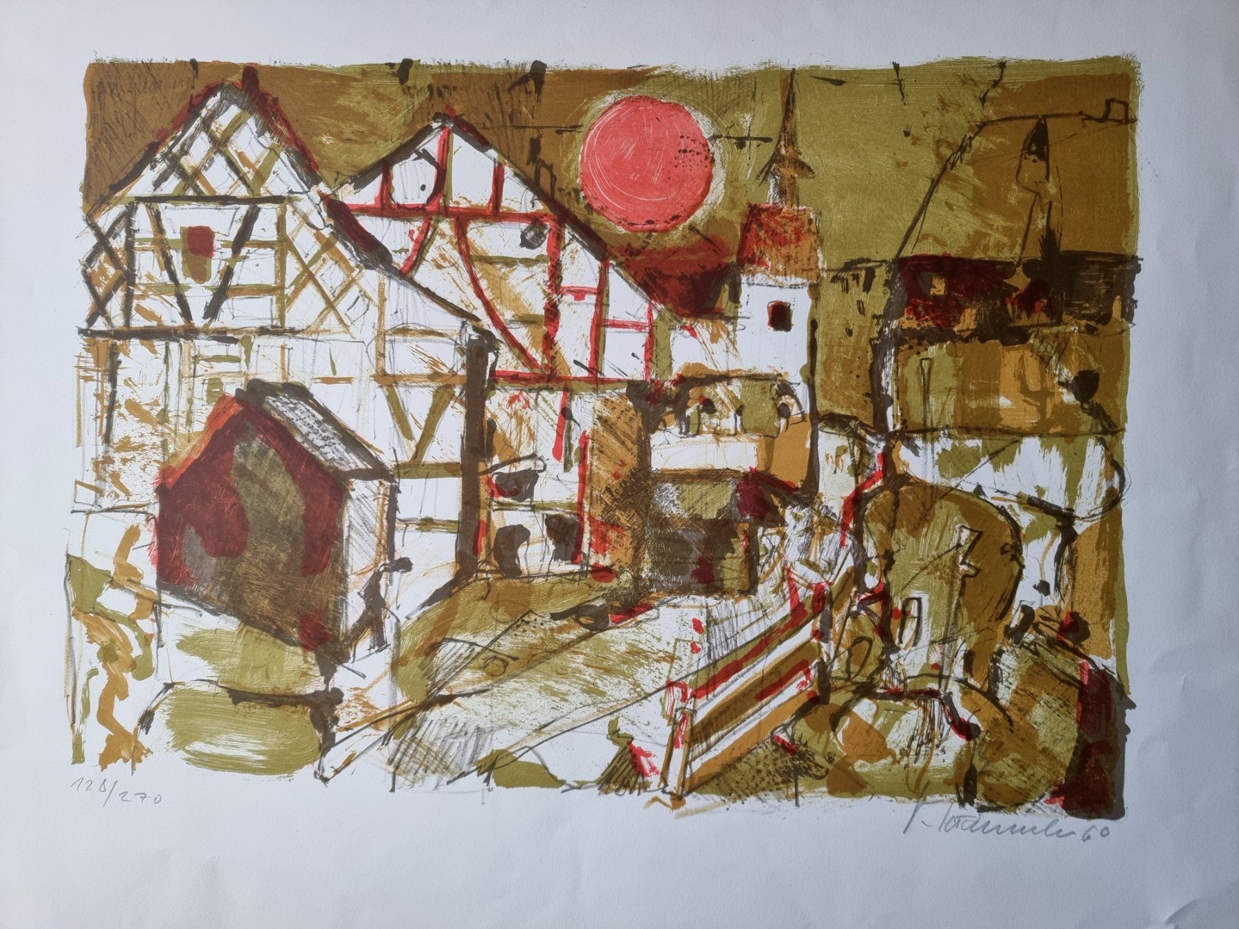 Grafica & Litografie: KÜNSTLER ? LITHOGRAPHIE SIGNIERT NUMMERIERT – Nuovo e nell'imballaggio originale da Gersau venduto da grafik-kunst 3