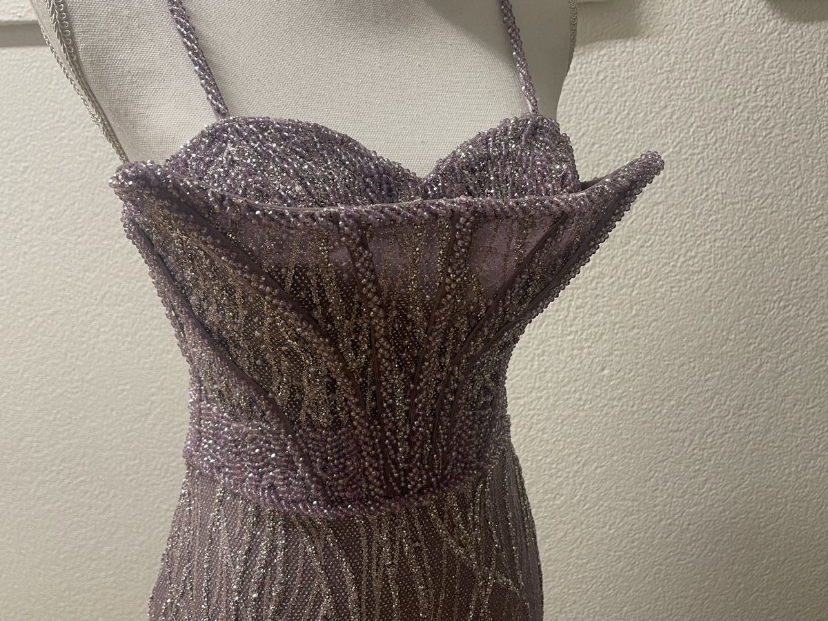 Vestiti: Lila Glitzerndes Abendkleid, Grösse 36-38 – Usato da Stallikon venduto da oez6e 5