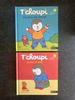 Lot 2 livres T'choupi Nathan: pot / tetine, en français 