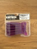 Keitech Swing Impact, 3", Chameleon / Black&Blue FLK
