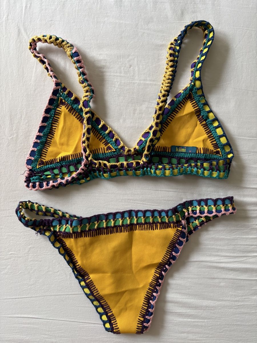 Badekleider & Bikinis: Kiini Bikini, gelb, Grösse M – Gebraucht aus Zürich von Sera.13 2