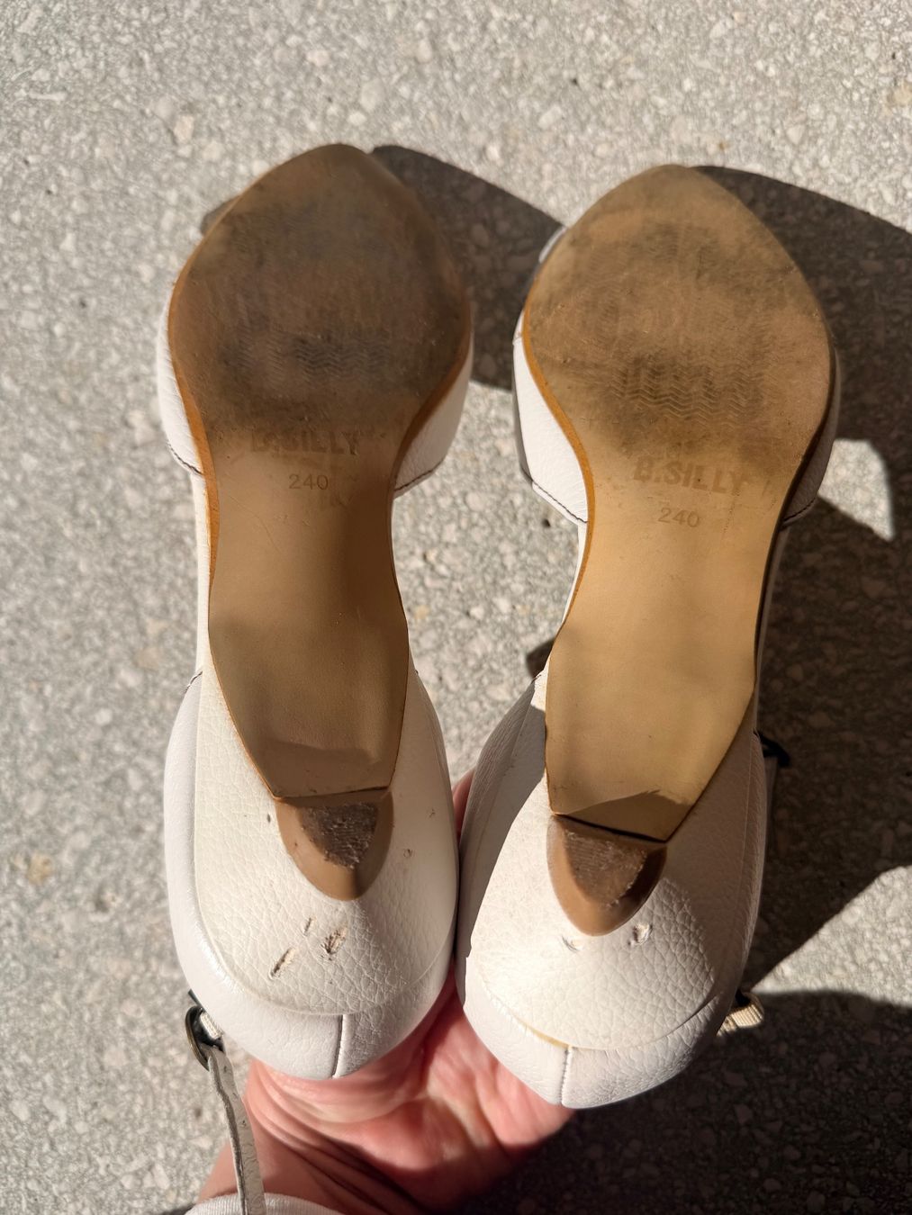 Scarpe da donna: Slingpumps Cremeweiss Grösse 38 – Usato da Brütten venduto da Rod816 6