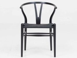 Carl Hansen & Søn Wishbone Stuhl von Hans J. Wegner, glanzl.