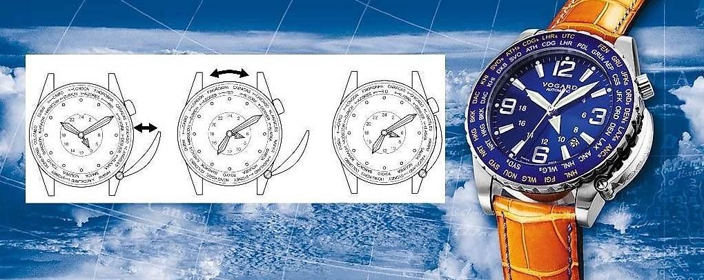 Uhren: Vogard Timezoner Chronograph NOS – Neu (gemäss Beschreibung) aus Kilchberg ZH von Jaysteve 3