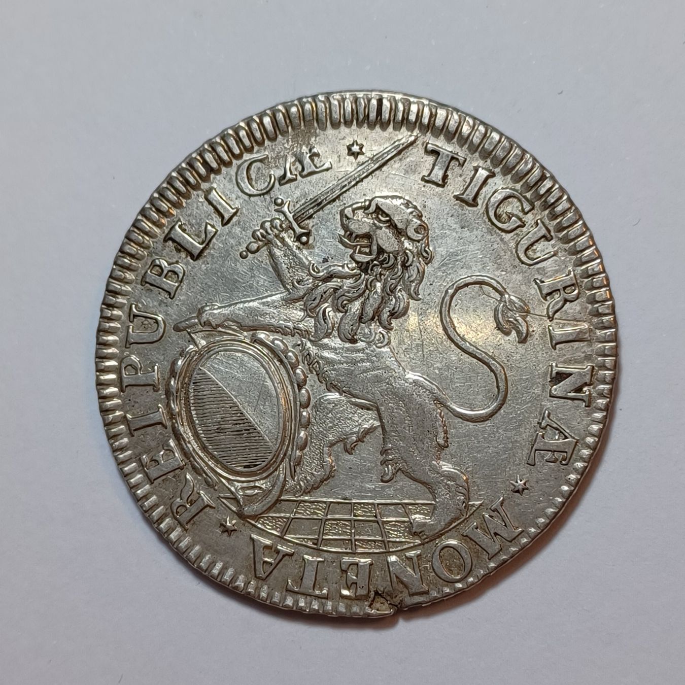 Tutti le monete: 1/2 Taler 1714 Zürich – Usato da Pfäffikon ZH venduto da Schweizer_Muenzen