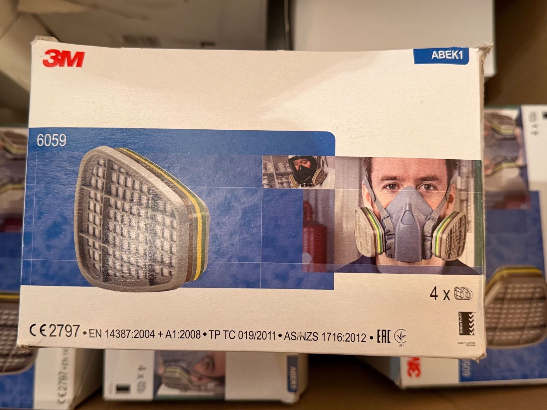 Protezione per viso e udito: Filtre & charges 3M 6059 & 5929 – Nuovo e nell'imballaggio originale da Lausanne venduto da garmina30 3