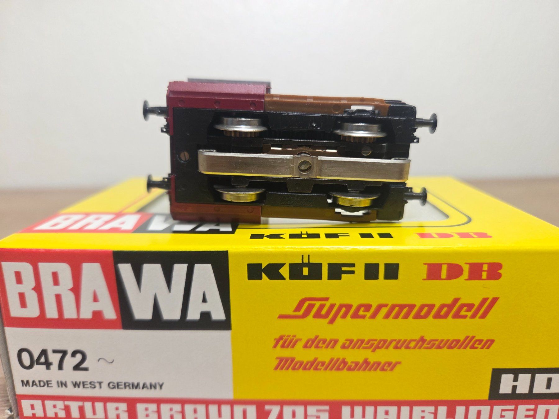 Brawa Modellini di ferrovie: Brawa 0472 Diesellok Köf H0 – Nuovo e nell'imballaggio originale da St-Aubin-Sauges venduto da Lo_Go 4