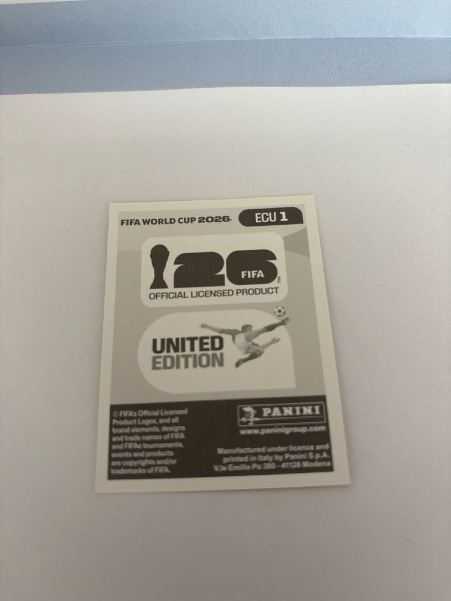 Panini Sammelbilder & Trading cards: Panini Bild ECU1 – Neu (gemäss Beschreibung) aus Rechthalten von Thierry_89 1