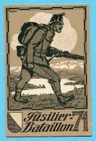 Karte Infanterie Nr. 140 - Füsilier-Bataillon 71