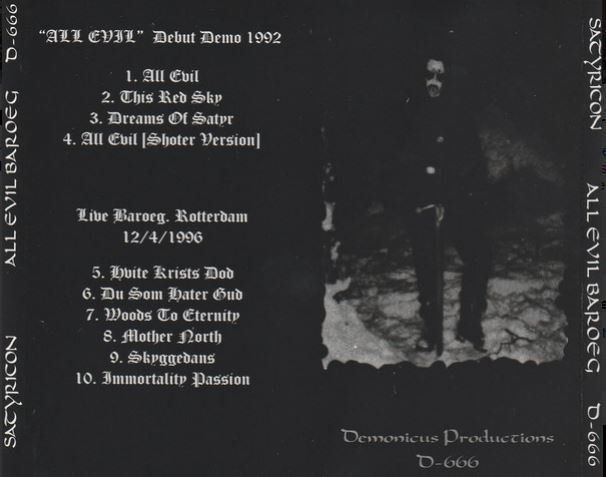 CDs: Satyricon - All evil... – Gebraucht aus St-Cergue von VeganWarrior 1