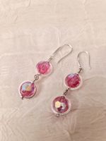 Ohrringe aus Swarovski Perlen  Rose