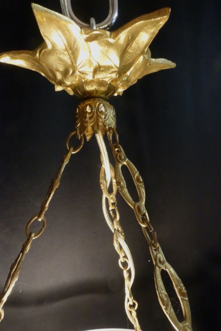 Kronleuchter & Deckenlampen: Antiker Deckenleuchter Art Deco – Gebraucht aus Rumlikon von Ambiente_Brocante 5
