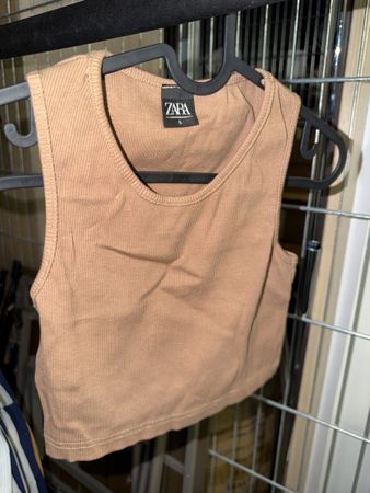 Zara Crop Top braun